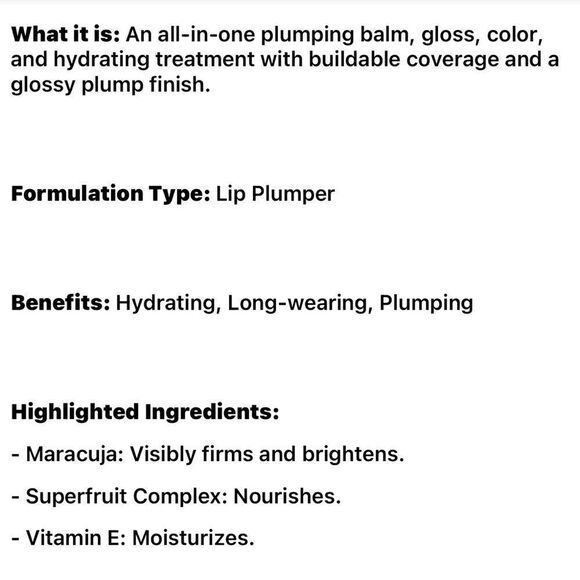 🌻 Tarte Forget Me Not Maracuja Juicy Lip Plump New FullSz - Picture 6 of 7